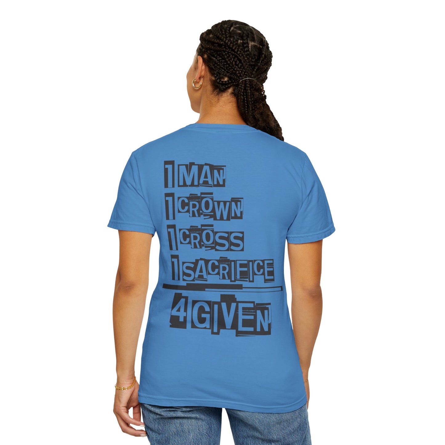 Christian "1 Man" Unisex T-shirt - Jesus Sacrifice Design