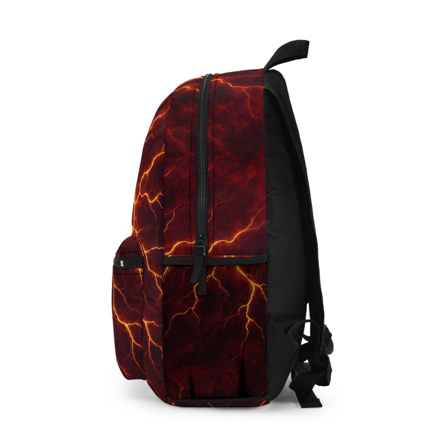 Electric Cross Backpack - Stylish School Bag, Christian Gift, Trendy Travel, Faith-Inspired, Unique Artwork