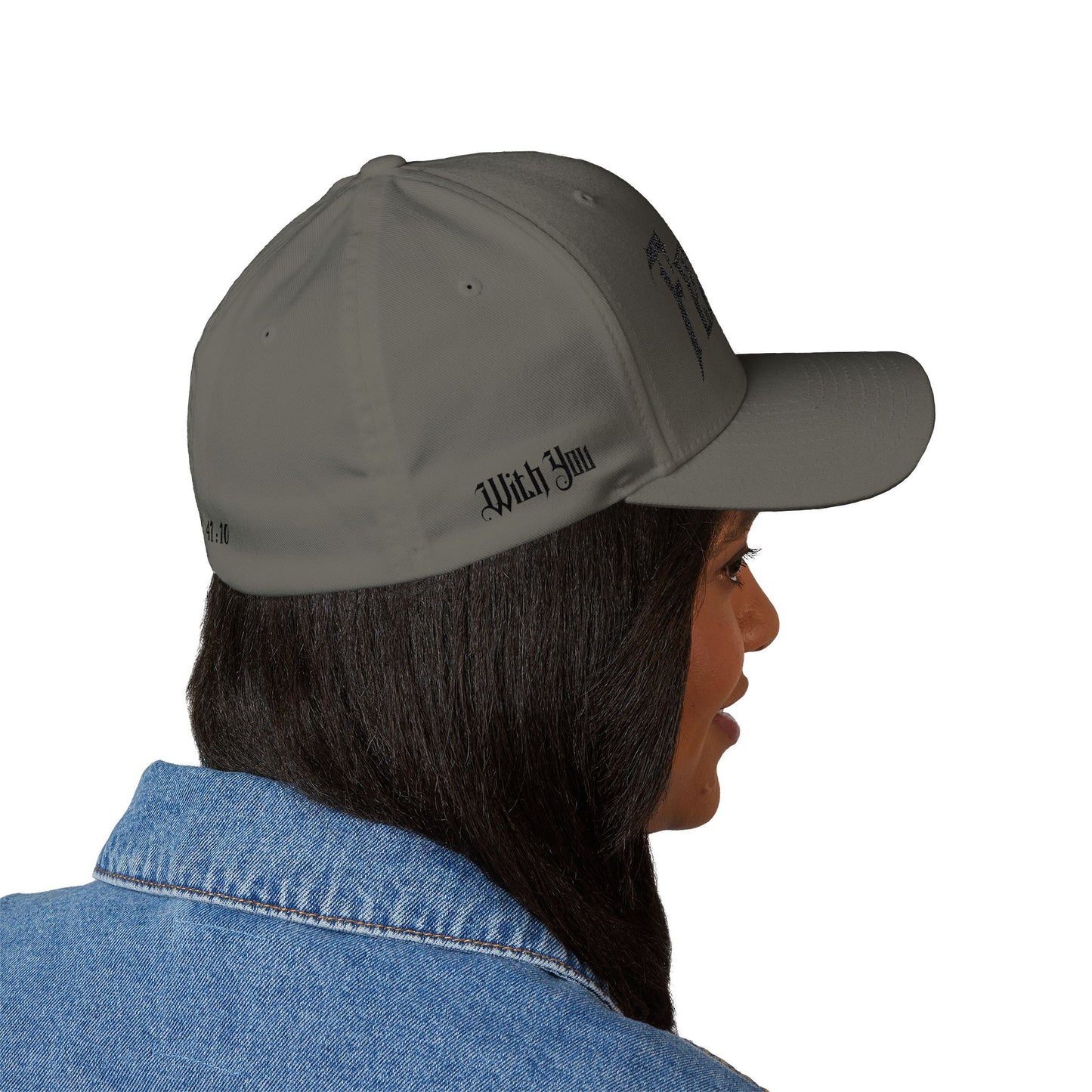 Fear Not Structured Cap with Isaiah 41:10 (4- Sided Embroidery)