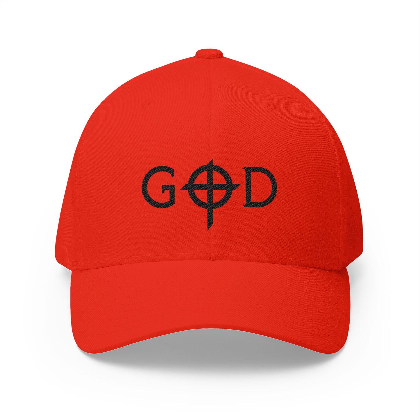 Embroidered Closed-Back Cap with 'GOD' Design, Stylish Hat, Perfect Gift, Daily Wear, Unique Accessory, Faith-Inspired Fashion