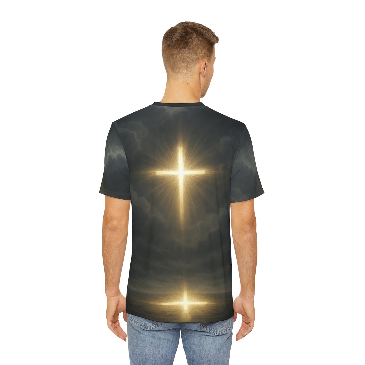 Cross Reflection-Polyester Tee (AOP)