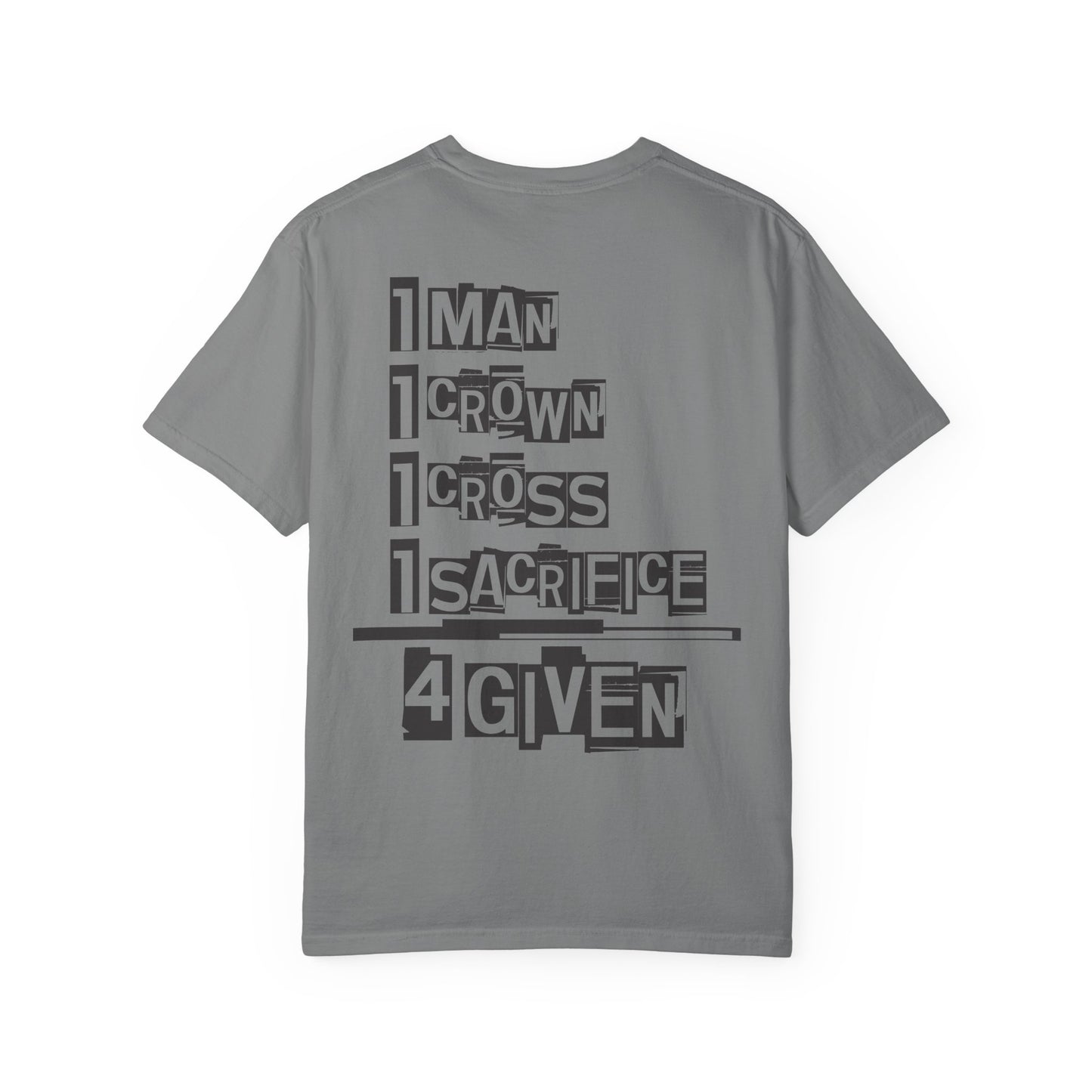 Christian "1 Man" Unisex T-shirt - Jesus Sacrifice Design