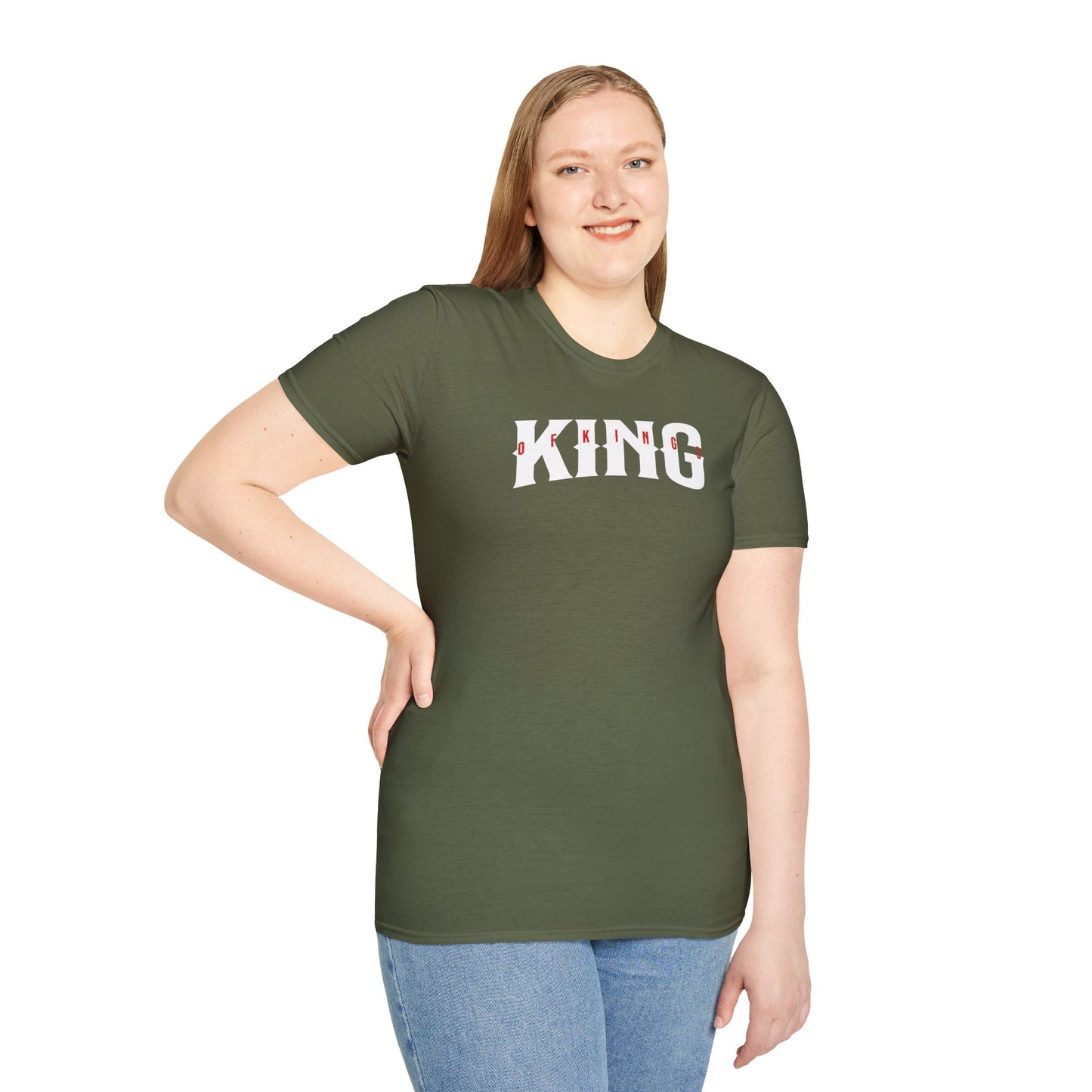 Majestic King T-Shirt | Unisex Graphic Tee for Warriors, Gifts for Dads, Birthdays, Strong Men’s Fashion, Lion Design