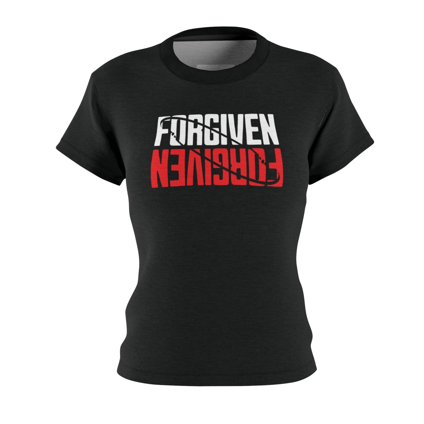 Forgiven Women's Cut & Sew Tee (AOP)