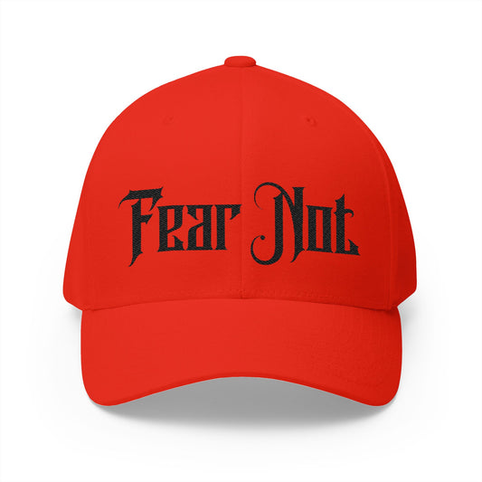 Fear Not Structured Cap with Isaiah 41:10 (4- Sided Embroidery)