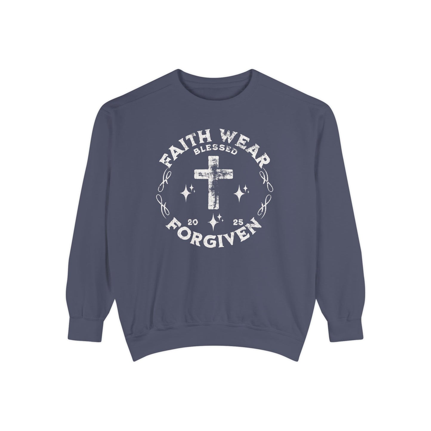 Faith Wear-Unisex Garment-Dyed Sweatshirt