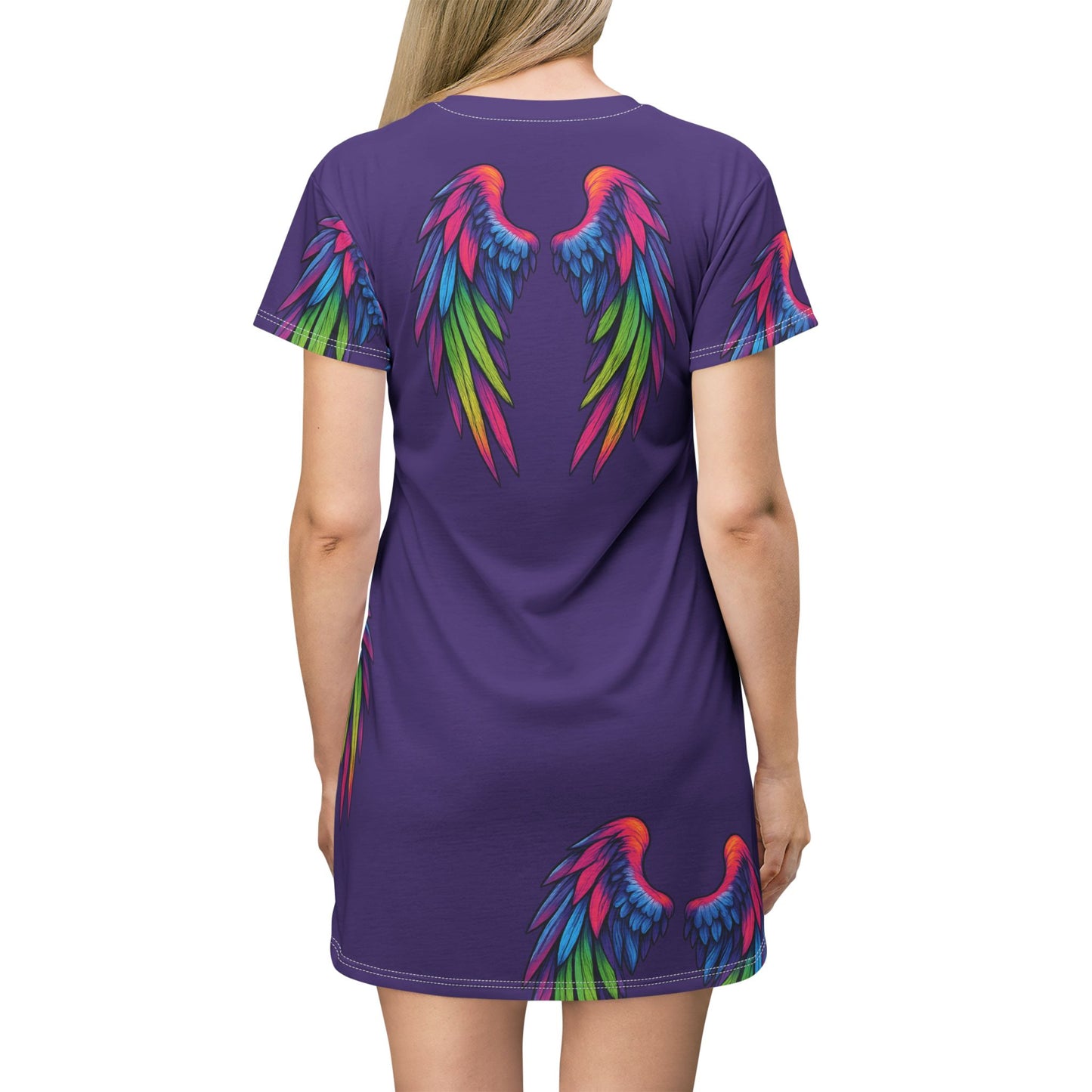 Angel Wings T-shirt Dress (AOP)