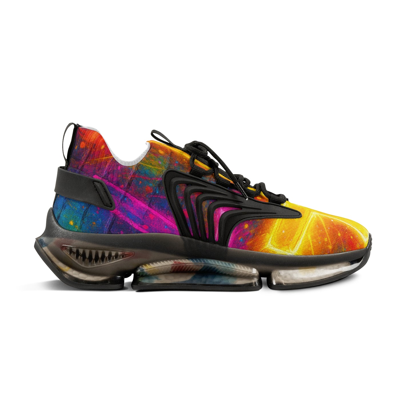 Men's Mesh Sneakers with Calvary Cross Design