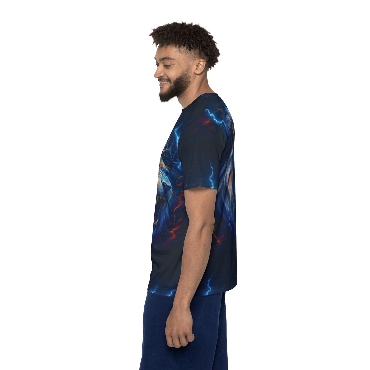 Graffiti Lion of Judah Polyester Sports Jersey(AOP)