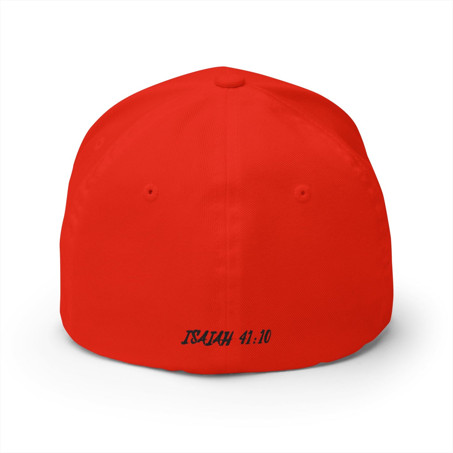 Fear Not Structured Cap with Isaiah 41:10 (4- Sided Embroidery)