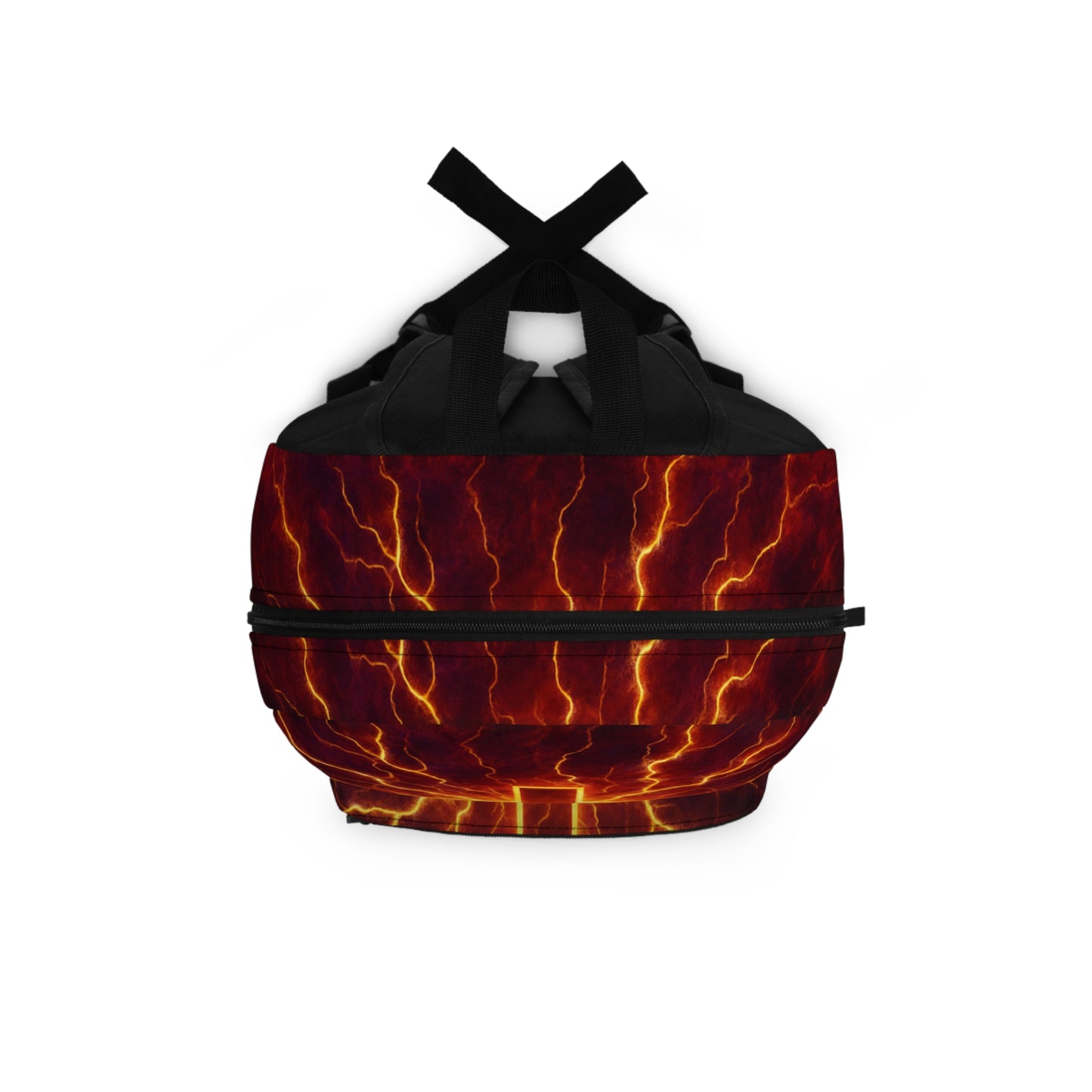 Electric Cross Backpack - Stylish School Bag, Christian Gift, Trendy Travel, Faith-Inspired, Unique Artwork
