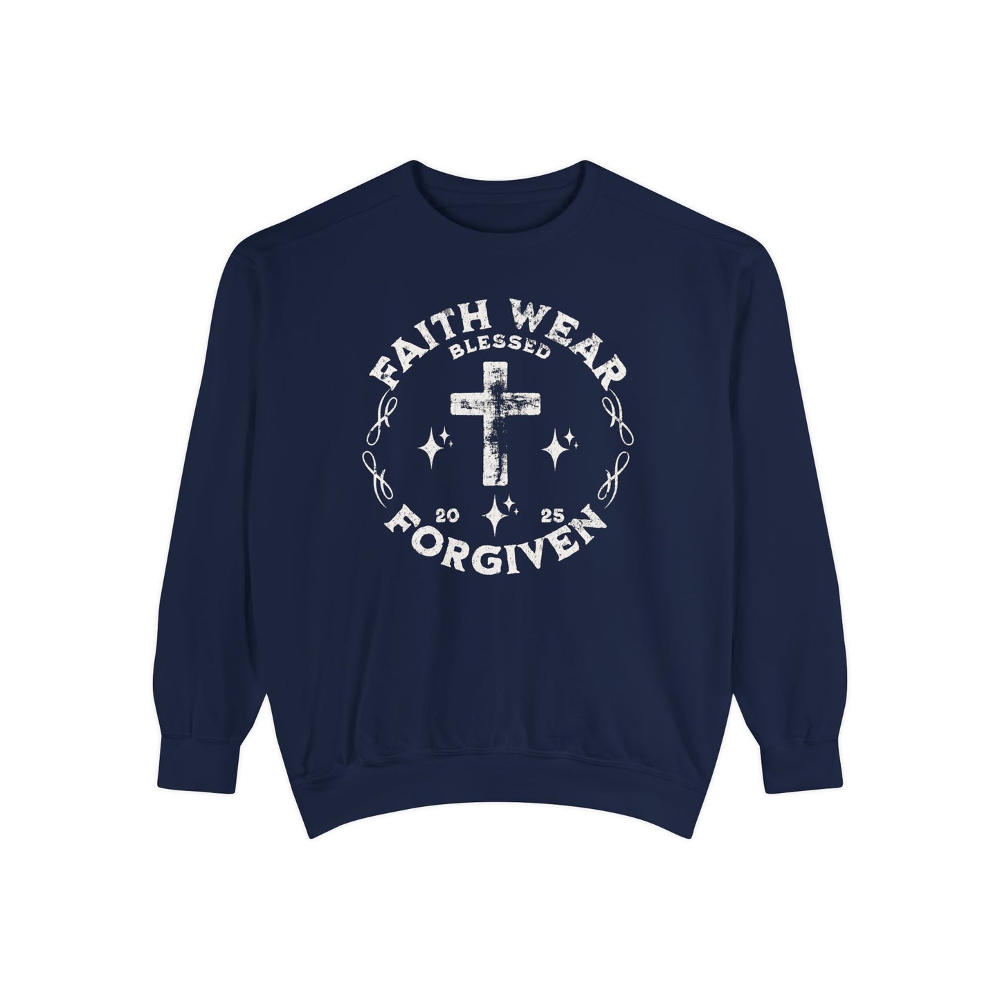 Faith Wear-Unisex Garment-Dyed Sweatshirt