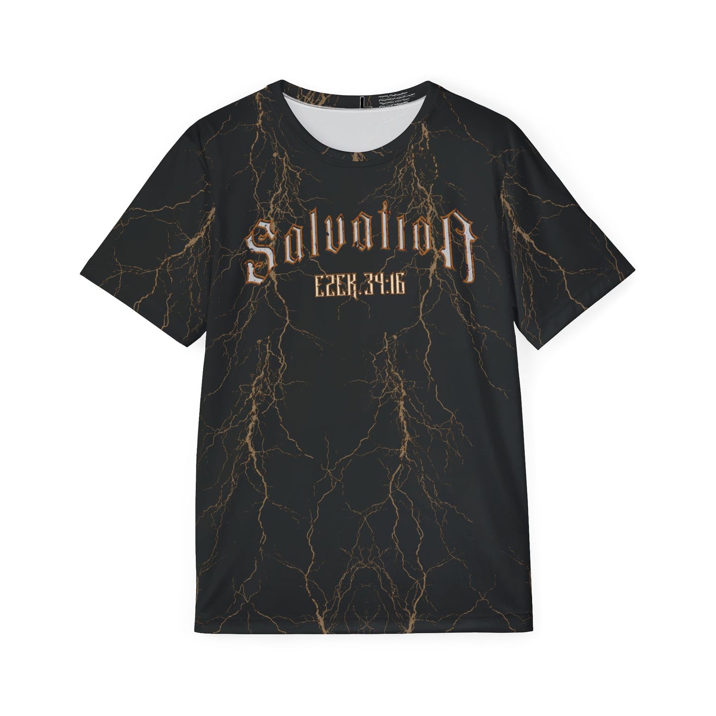 Ezek. 34:16 Salvation-Polyester Tee (AOP)