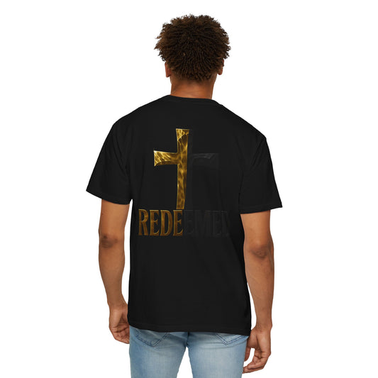 Faith-Inspired Unisex Garment-Dyed T-Shirt - Redeemed Design, Christian Apparel, Inspirational Tee, Casual Wear, Gift Idea
