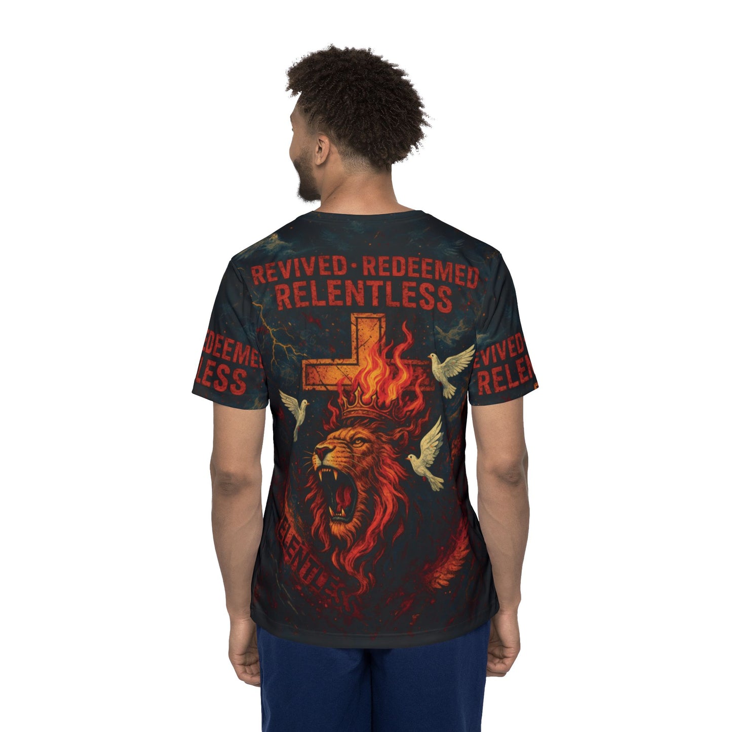 Revived, Redeemed, Relentless-Polyester Tee
