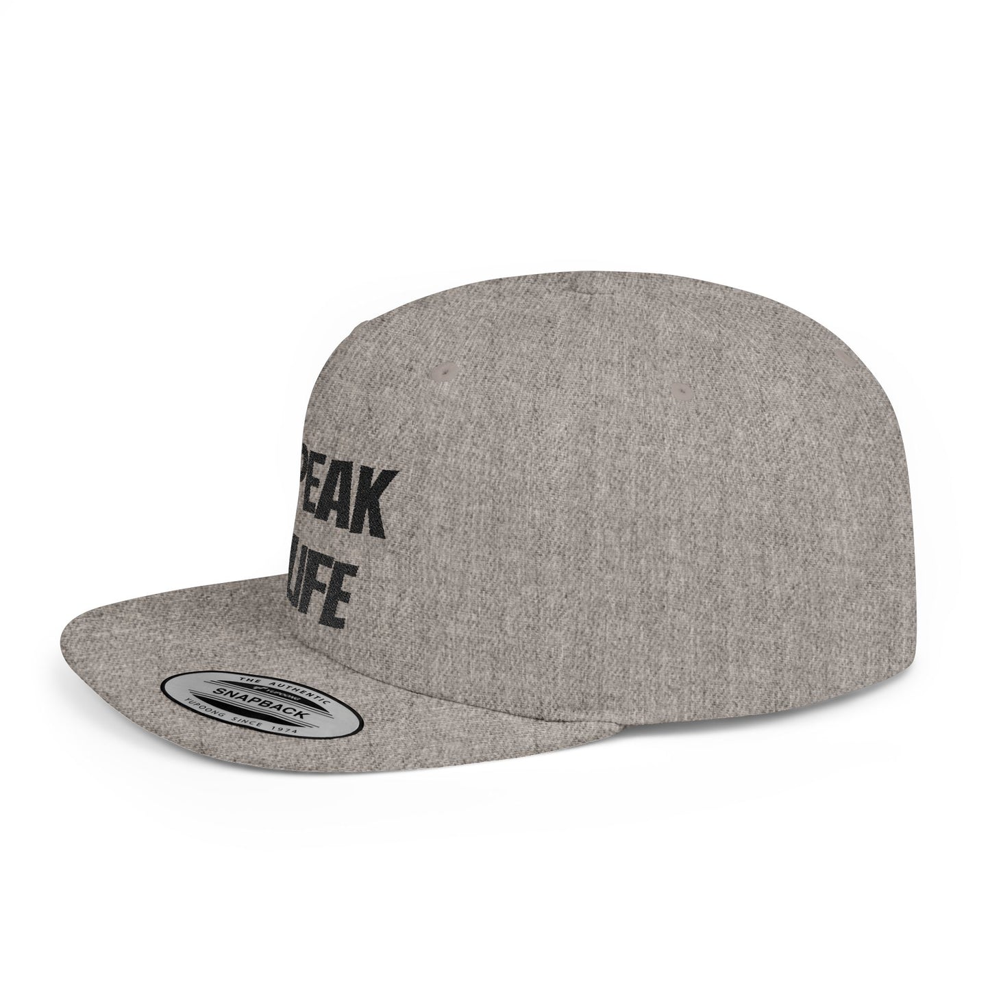 Speak Life-Flat Bill Snapback Hat