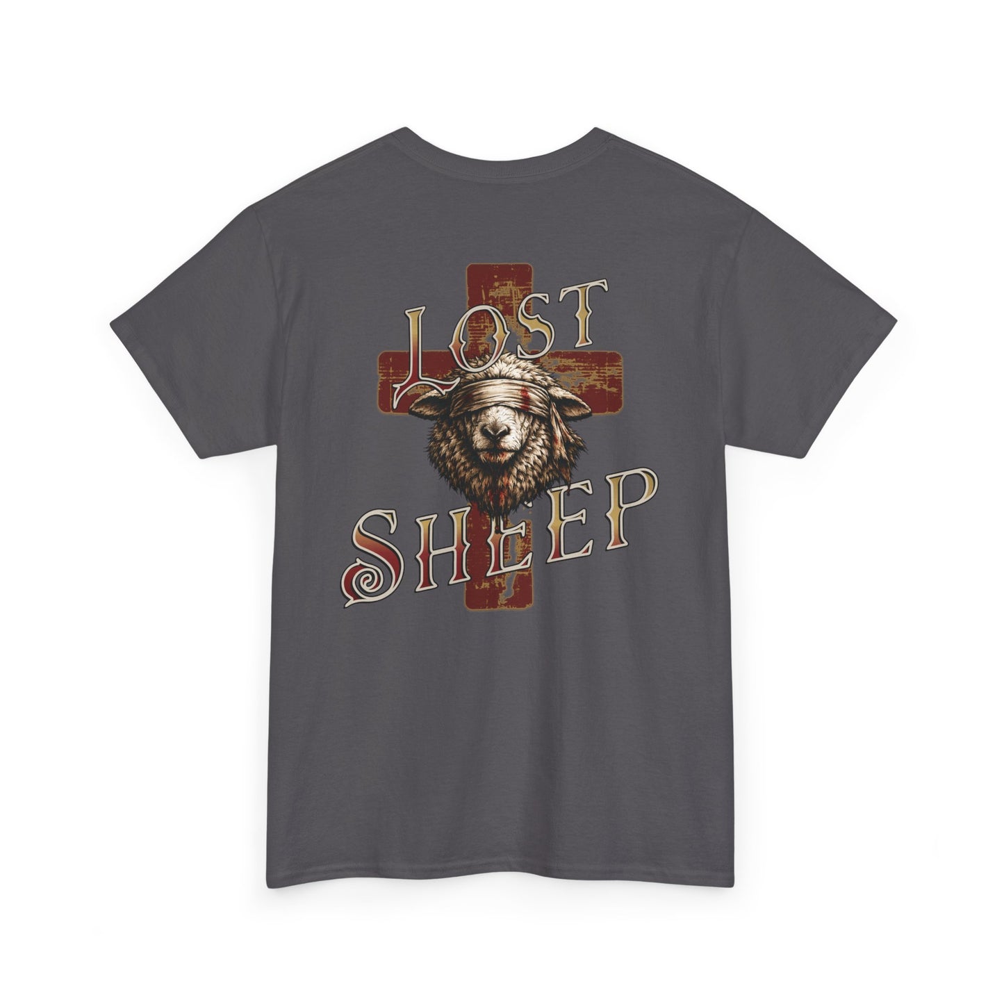 Lost Sheep-T‑Shirt — "Once Lost, Now Found" Christian Faith Tee