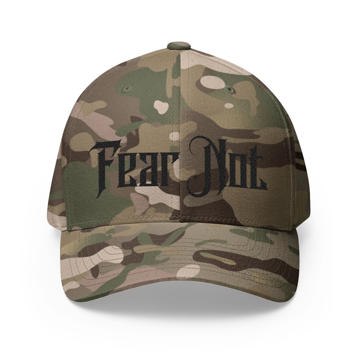 Fear Not Structured Cap with Isaiah 41:10  (4- Sided Embroidery)