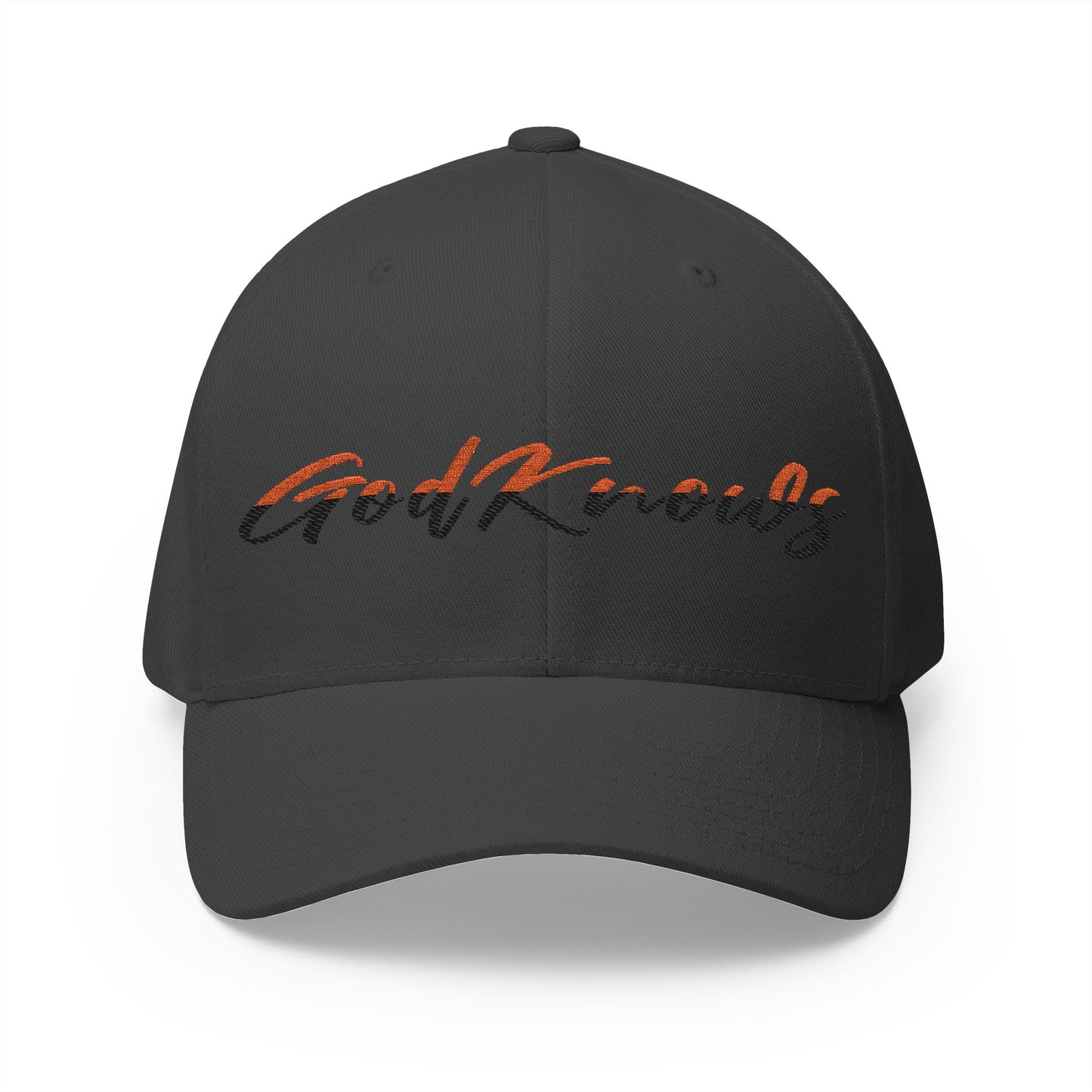 God Knows Embroidered Cap — Flexfit