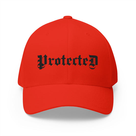 Psalm 91- Protected-Flex Fit Style Structured Cap (2- Sided Embroidery)
