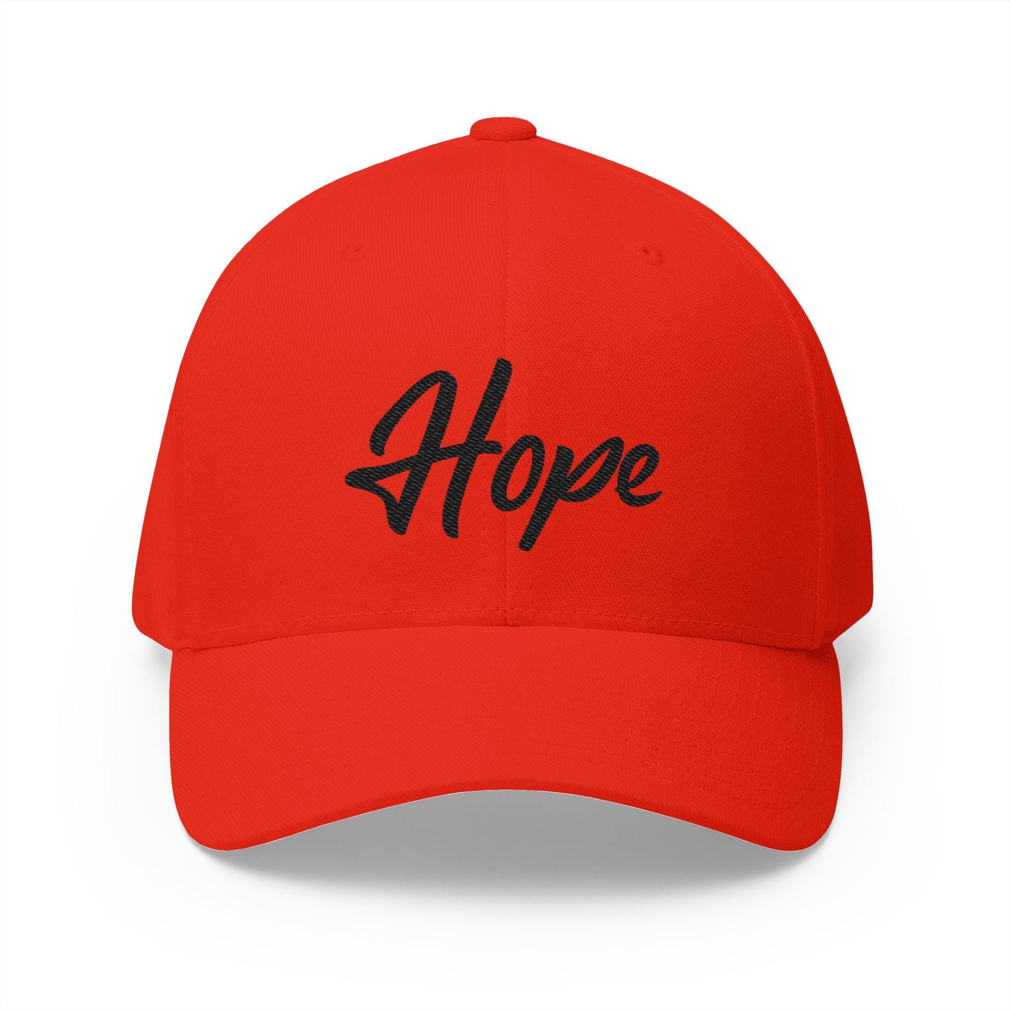 Hope Embroidered Cap — Inspirational White Baseball Hat