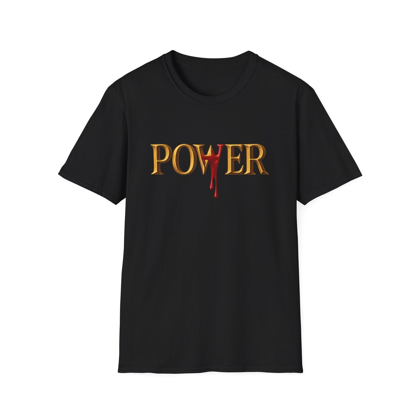 Power Unisex Softstyle T-Shirt - Blood of Jesus Design