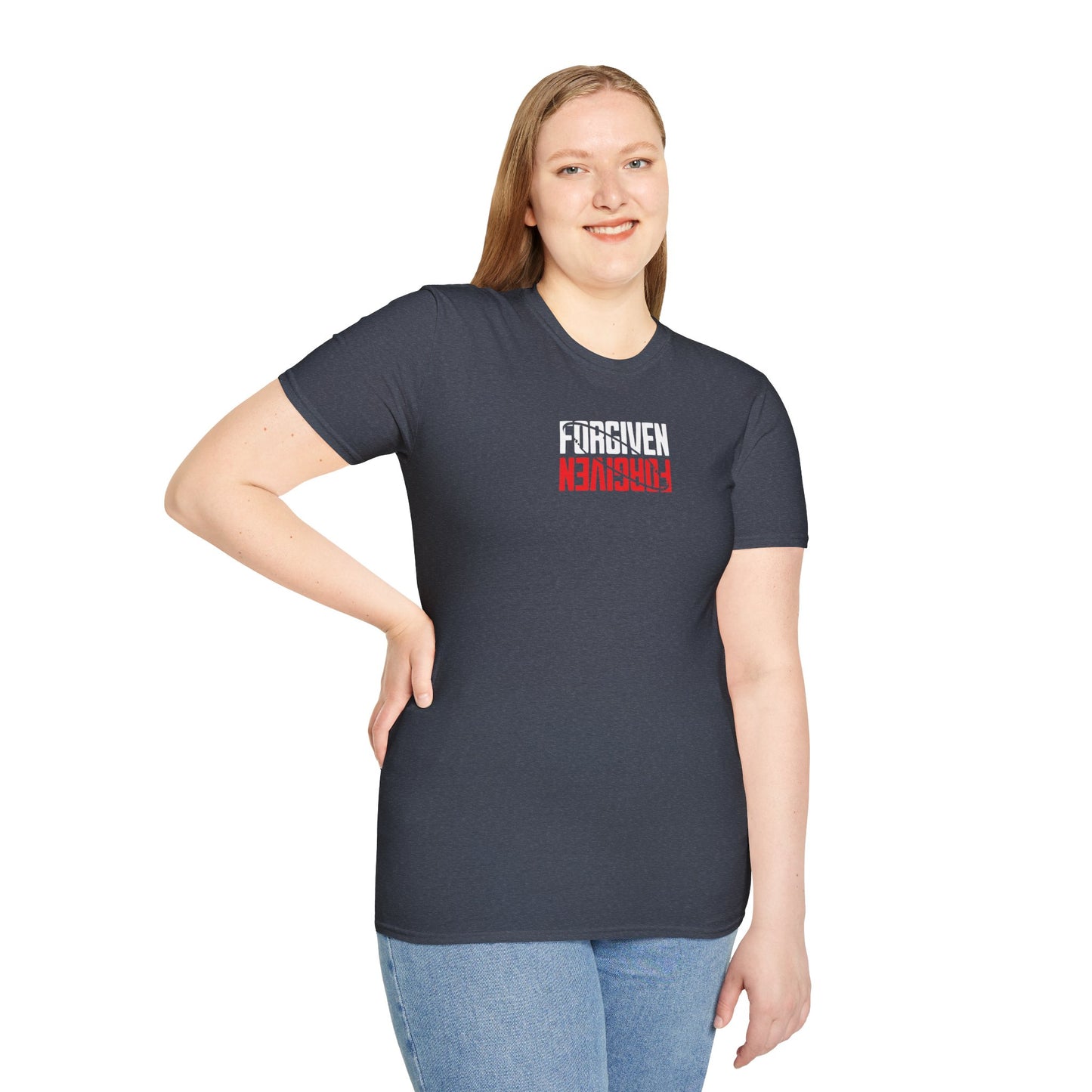 Forgiven Faith T-Shirt — Christian Cross & 'Forgiven' Design