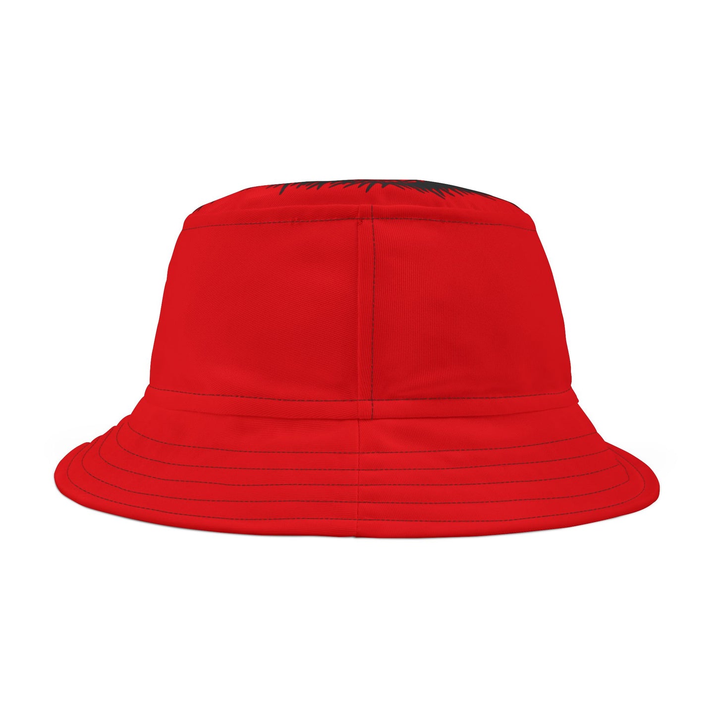 Red Lost Sheep Grunge Bucket Hat, Trendy Summer Accessory, Unisex Streetwear, Perfect for Festivals, Beach Days, Gift for Artists and Christians