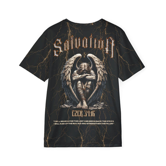 Ezek. 34:16 Salvation-Polyester Tee (AOP)