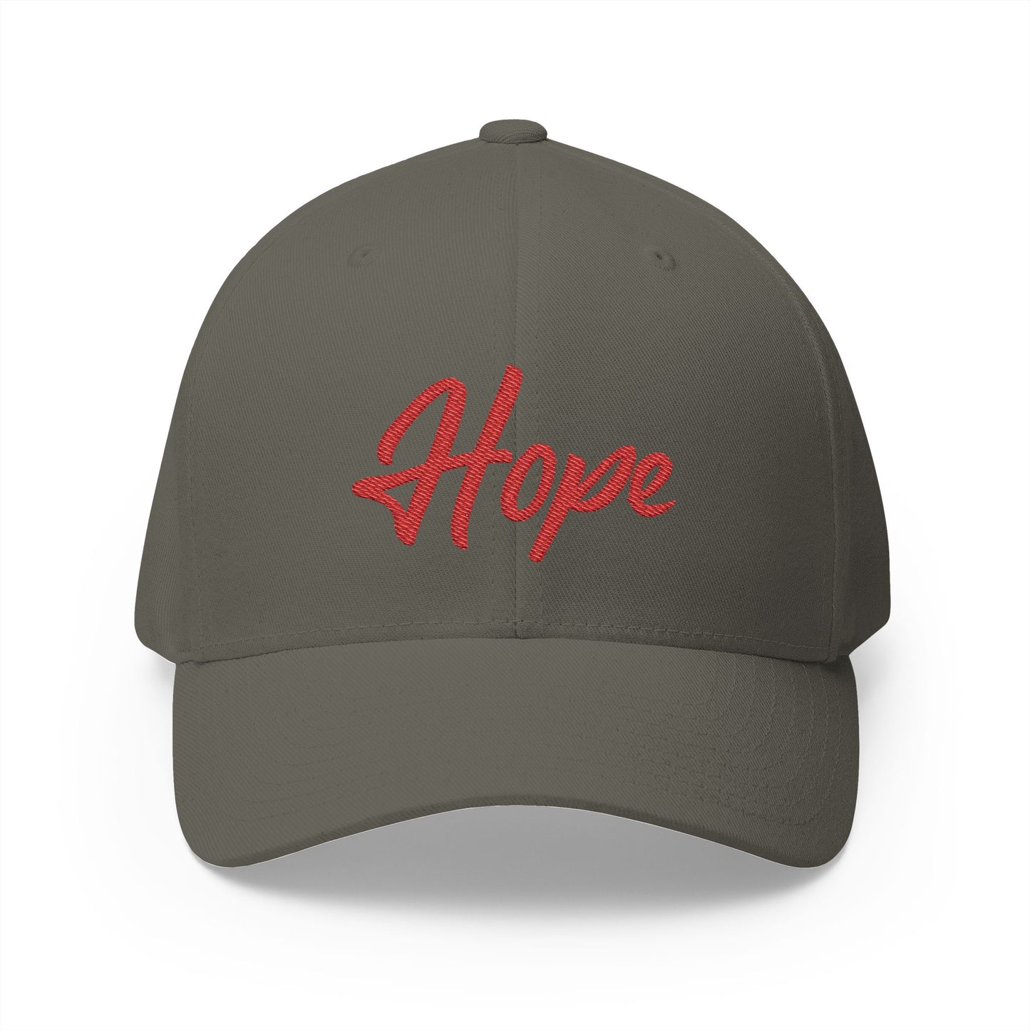 Hope Embroidered Cap — Inspirational White Baseball Hat