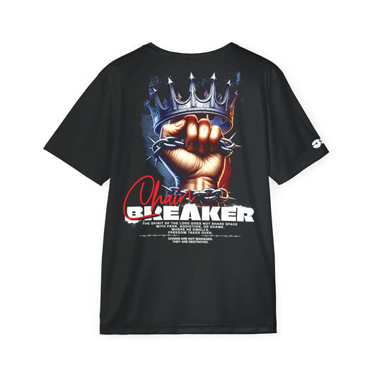 2 Corinthians 3:17- Chain Breaker-Polyester Tee (AOP)