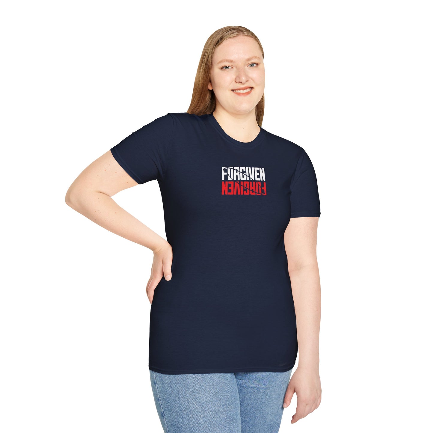Forgiven Faith T-Shirt — Christian Cross & 'Forgiven' Design