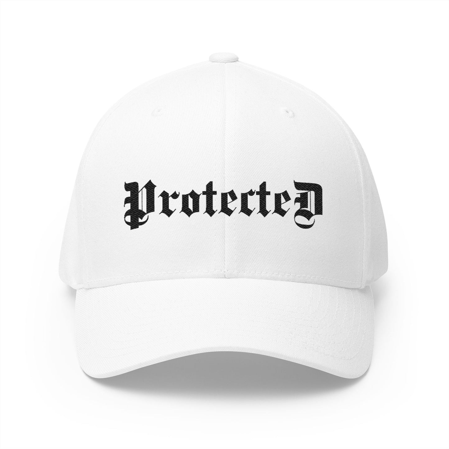 Psalm 91- Protected-Flex Fit Style Structured Cap (2- Sided Embroidery)