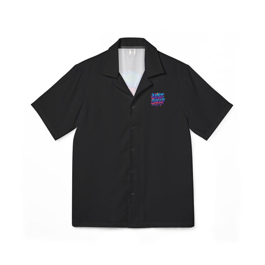 Vibrant Men's Lost Sheep Hawaiian Camp Shirt - Perfect for Summer, Christian Wear, Vacations, Casual Outings, Music Festivals, Graphic Style, Conversation Starter
