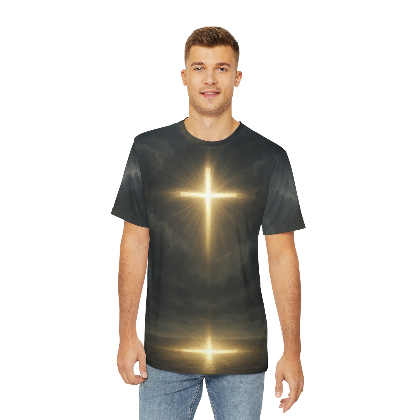 Cross Reflection-Polyester Tee (AOP)