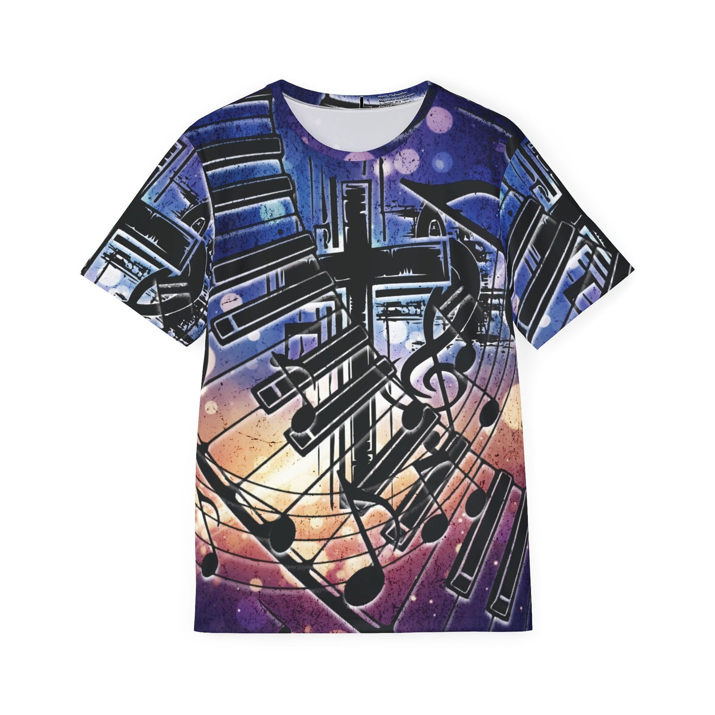 Worship is my Rhythm-Polyester Tee (AOP)