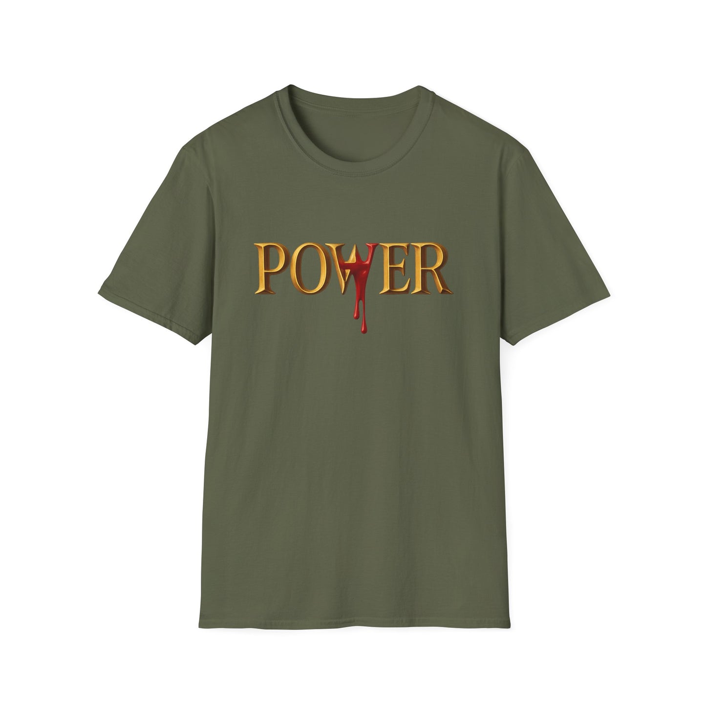 Power Unisex Softstyle T-Shirt - Blood of Jesus Design
