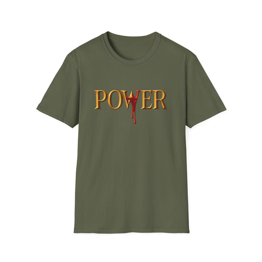 Power Unisex Softstyle T-Shirt - Blood of Jesus Design