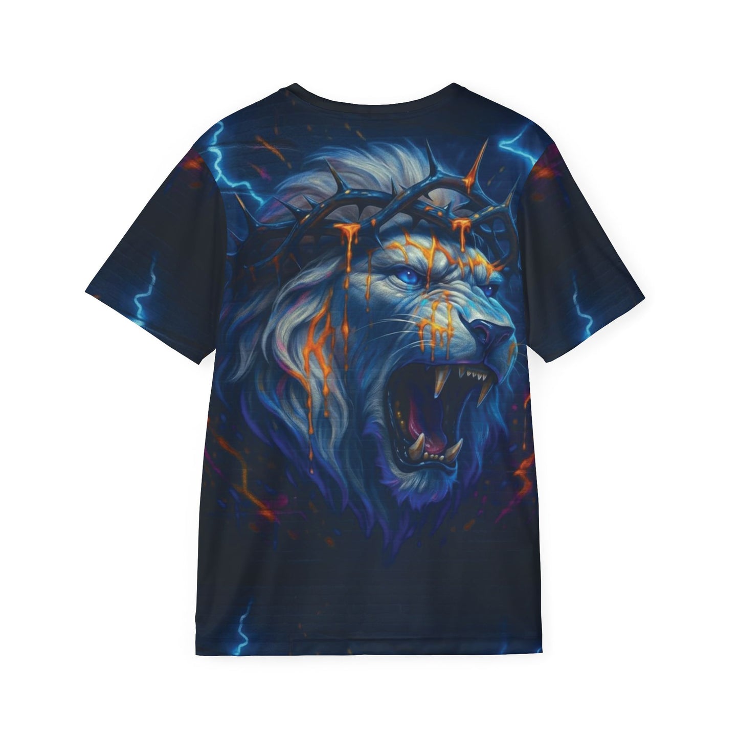 Graffiti Lion of Judah Polyester Tee (AOP)