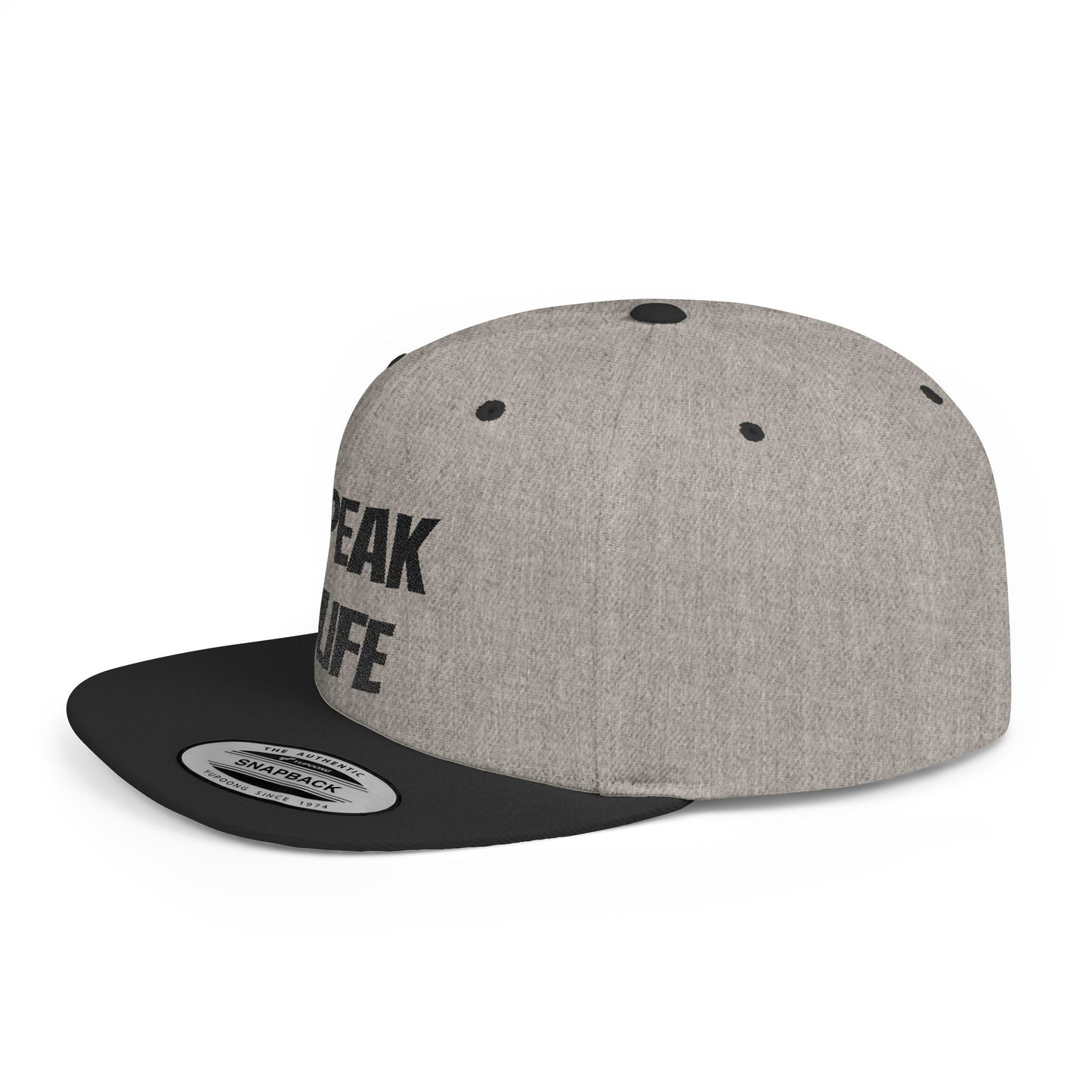 Speak Life-Flat Bill Snapback Hat