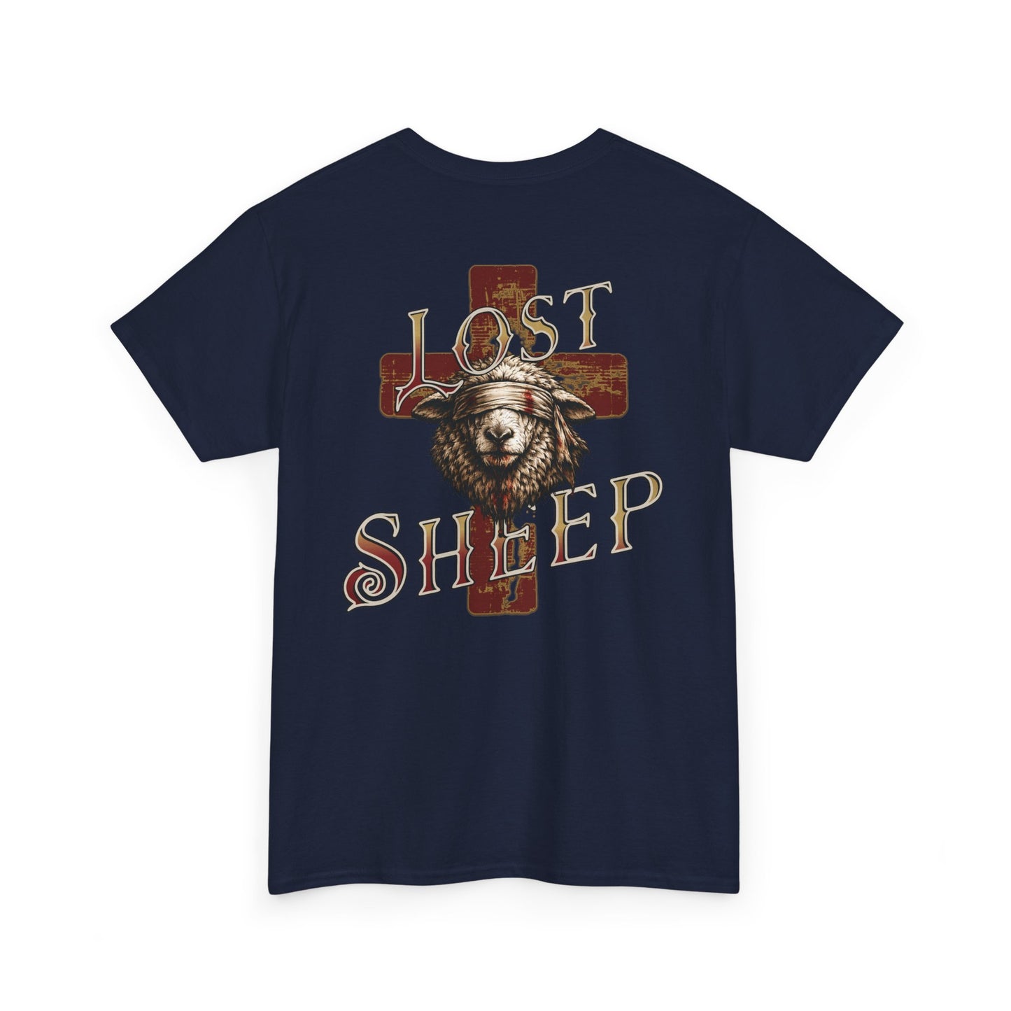 Lost Sheep-T‑Shirt — "Once Lost, Now Found" Christian Faith Tee