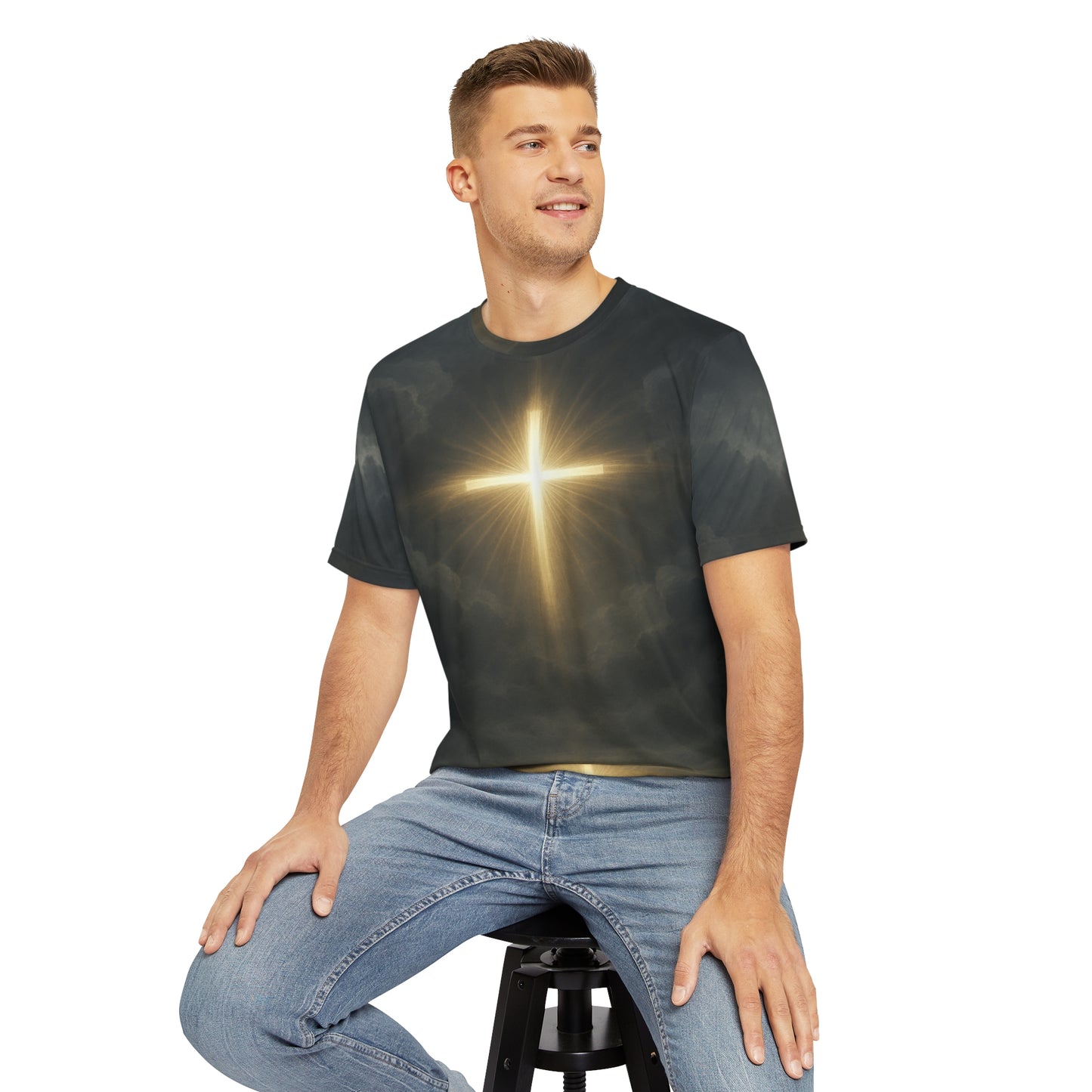 Cross Reflection-Polyester Tee (AOP)