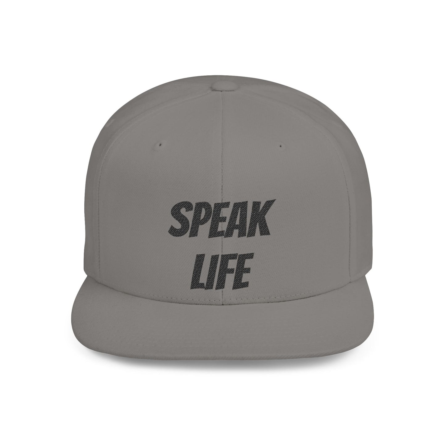 Speak Life-Flat Bill Snapback Hat