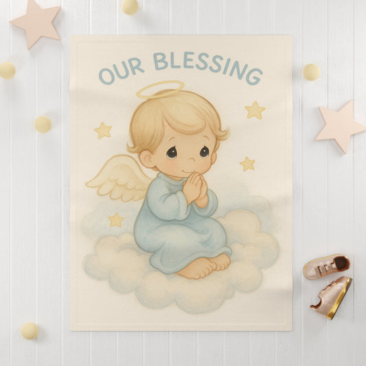 Our Blessing-Soft Fleece Baby Blanket