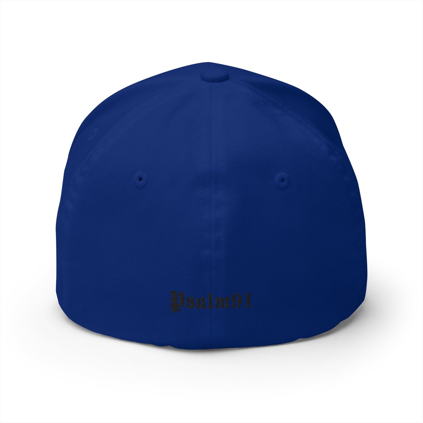 Psalm 91- Protected-Flex Fit Style Structured Cap (2- Sided Embroidery)
