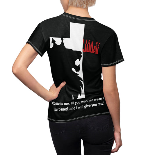 Lion of Judah Women's Cut & Sew Tee (AOP)