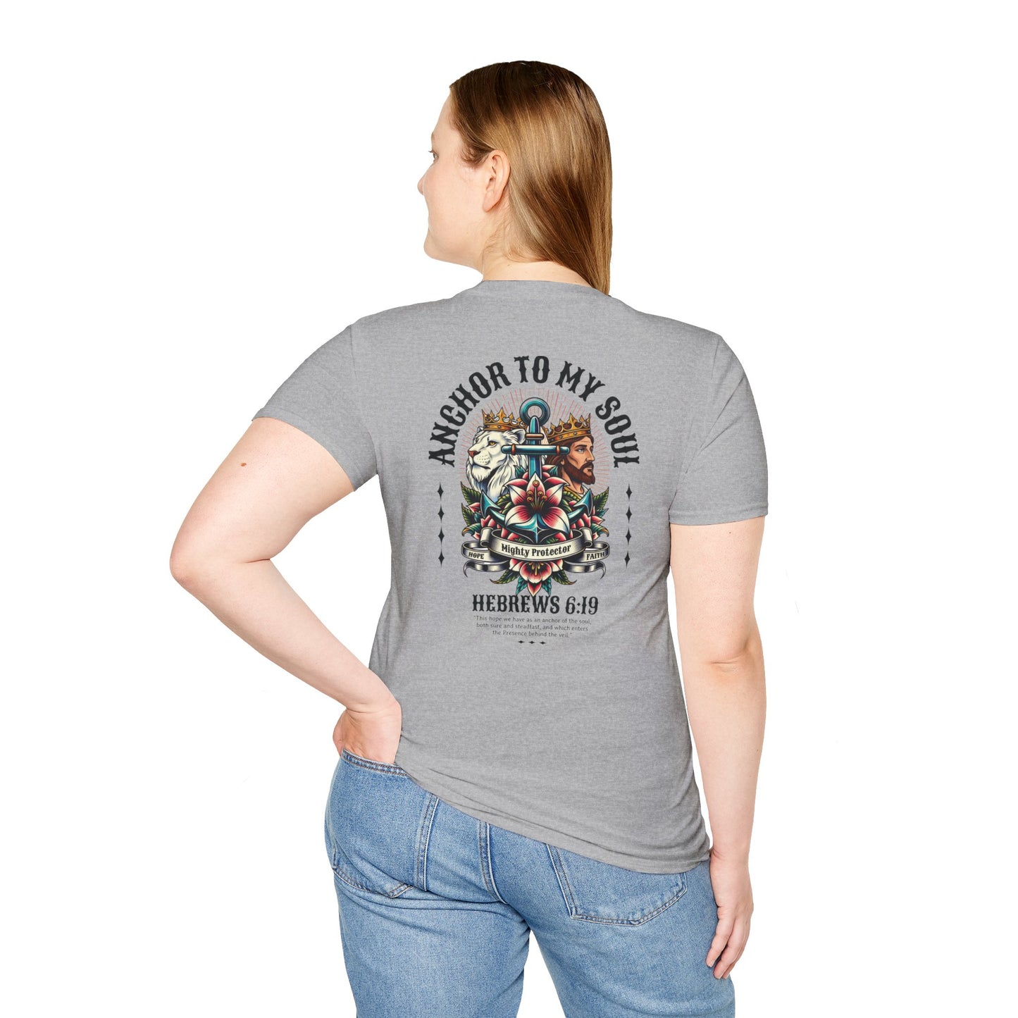 Hebrews 6:19-Unisex Tee (Garment Dyed)