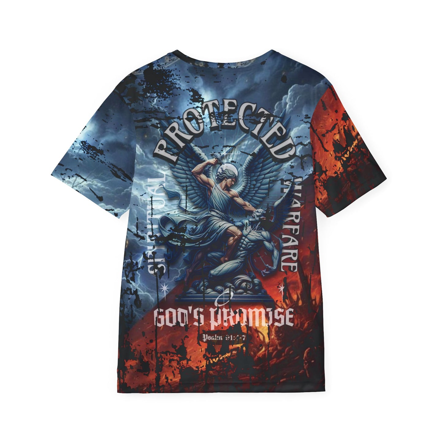 Psalm 91-Polyester Tee (AOP)