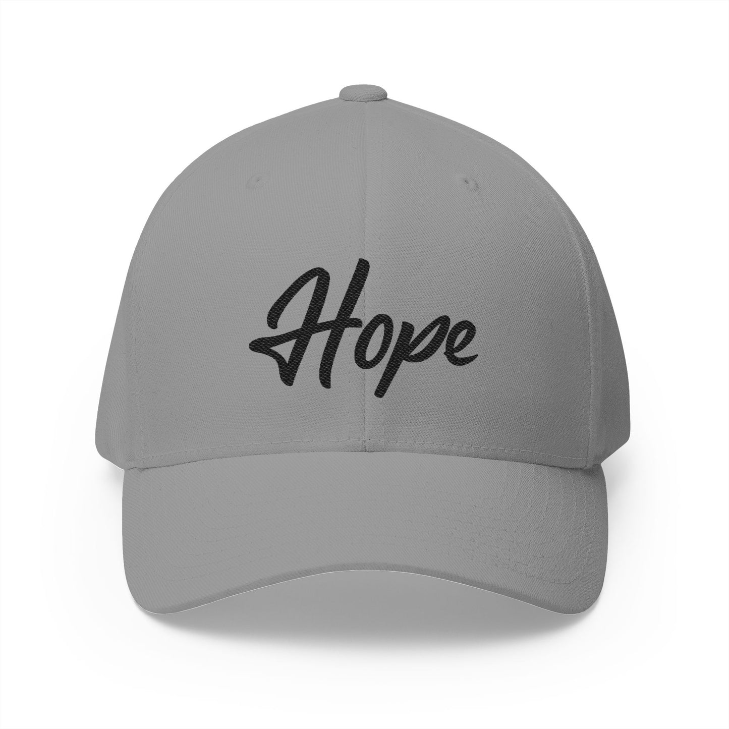 Hope Embroidered Cap — Inspirational White Baseball Hat