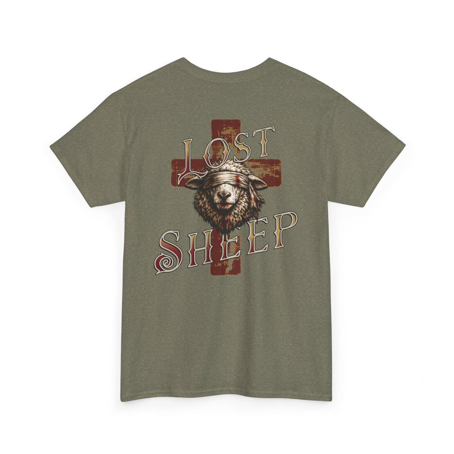 Lost Sheep-T‑Shirt — "Once Lost, Now Found" Christian Faith Tee
